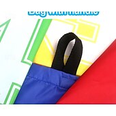 cheap Beach &amp; Outdoor Toys-Durable 4-Pack Canvas Kangaroo Jump Bags - Hand Washable Non-Electric No Feathers - Red/Green/Blue/Yellow for Outdoor Lawn Games Family Interactive Sports