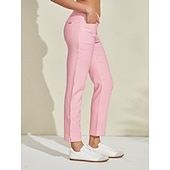abordables Ropa de golf femenina-Mujer pantalones de golf Rosado morado Azul vaquero Negro Prendas de abajo Ropa de golf para damas Ropa Trajes Ropa Ropa
