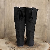 preiswerte Schuhe-Retro Vintage mittelalterliche Renaissance-Schuhe, Pirat, Ritter, Ritter, Herren, Damen, Unisex, Halloween, Event/Party, Maskerade-Schuhe, ausgefallene mittelalterliche Stiefel