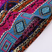 levne Grafické bavlněné plátěné kalhoty-Dámské overaly inspirované lnem, laclové kalhoty, streetwear, květinový střih, bez rukávů, výstřih do U, kapsy, potisk, street, denní, regular střih, žlutá, světle zelená, červená, léto
