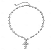 abordables Colliers-Collier de Perles Perle d&#039;imitation Femmes Élégant Mode Naturel Fait main Mariage En Forme de Y Colliers Tendance Pour Mariage Soirée Travail