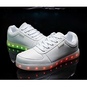 cheap Men&#039;s Sneakers-Gold LED Light Up Sneakers for Men and Women – USB Rechargeable Shiny Party Shoes with Glow Sole for Dancing, Festivals, Nightclubs, and Halloween