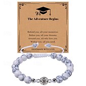 abordables Saison de Diplôme-Cadeaux de fin d&#039;études pour elle et lui, bracelets de fin d&#039;études de la promotion 2025, bracelet boussole de fin d&#039;études inspirant pour femmes, cadeau de fin d&#039;études universitaires pour lui et