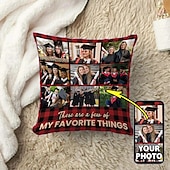 baratos Presentes Personalizados-Capa de Almofada Personalizada Adicione Sua Imagem Melhor Presente de Formatura Design de Foto Personalizada Capa de Almofada Casual 1pc Presente Personalizado Feita Sob Encomenda Minhas Coisas