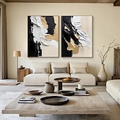 cheap Abstract Paintings-Oil painting hand painted abstract painting Wabi sabi Wall Art Set of 2 Beige Abstract Painting on Canvas A Pair Beige Texture Wall Art Neutral Abstract Wall Art Boho Wal Decor