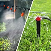 cheap Watering &amp; Irrigation-240FT Drip Irrigation System,Automatic Drip Irrigation Kit with 1/2 inch Hose 1/4 inch Distribution Tubing and Accessories,for Lawn Raised Bed Greenhouse Plant Watering System
