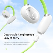 economico Cuffie telefoniche e per ufficio-m80 vivavoce telefono guida auricolare clip auricolare bluetooth 5.3 design ergonomico suono surround hifi per fitness palestra allenamento telefono cellulare