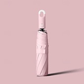 abordables Fournitures pour la maison-Parapluie de protection UV, parapluie automatique à trois volets avec boucle, parapluie de voyage coupe-vent pour l&#039;été, parapluie compact à ouverture et rétractation automatique pour les affaires et