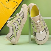 abordables Zapatillas Informales-Hombre Zapatillas de deporte zapatos descalzos Antideslizantes Barranquismo Casual Cuero PU Malla Transpirable Cómodo Antideslizante Cordones Negro / Rojo Negro Azul Real Verano Primavera