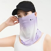 preiswerte Freizeitkleidung-Sonnenschutzschleier Damen Sommer atmungsaktive Ice Silk Gesichtsabdeckung Radfahren Sonnenschutz Anti-UV Ohrhängende Gesichts-Handtuch