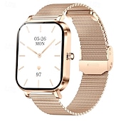 Χαμηλού Κόστους Smartwatch-Γυναικείο μοντέρνο έξυπνο ρολόι με οθόνη 1,75 ιντσών για γυναίκες, bluetooth call 100watch, γυναικεία έξυπνα ρολόγια γυμναστικής, diy dials για ios android