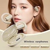 abordables Écouteurs Bluetooth sans fil-Écouteurs sans fil X96 Bluetooth 5.3 avec contrôle tactile réduction de bruit chargement Type-C et longue autonomie pour appareils mobiles