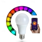 halpa LED-pallolamput-rgb unenomainen 16 värin älyvalot bluetooth-ohjain sopii olohuoneeseen moottoripyörän oheislaitteiden sisustukseen kodin sisustukseen kuplalamppu