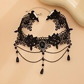 tanie Naszyjniki i wisiorki-1 szt. Naszyjniki For Damskie Ulica Codzienny Kryształ Retro