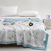 baratos Cobertores de cama-Colcha de verão, Floral / flor Fibra de Liocel Confortável cobertores