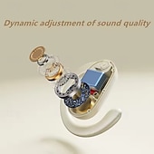 abordables Écouteurs Bluetooth sans fil-Écouteurs sans fil X96 Bluetooth 5.3 avec contrôle tactile réduction de bruit chargement Type-C et longue autonomie pour appareils mobiles