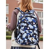 cheap Kids &amp; Teen Backpacks-Girls&#039; 3-Piece Pastel Backpack Set with Lunch Bag and Pencil Case – Lightweight Quilted School Bookbag for Teen Students and Daily Use