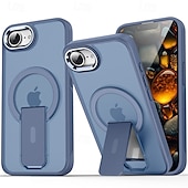 economico Cover per iPhone-telefono Custodia Per Apple AirTag iPhone 16 Pro Max Plus iPhone 15 Pro Max Plus iPhone 13 12 11 Pro Max Copertura Posteriore Custodia ad adsorbimento magnetico con Supporto Traslucido Magnetico PC