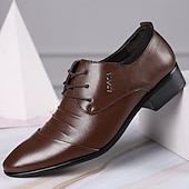 economico Formale-scarpe eleganti da uomo con lacci bianchi - scarpe eleganti per matrimoni, feste da ballo e occasioni speciali