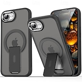 economico Cover per iPhone-telefono Custodia Per Apple AirTag iPhone 16 Pro Max Plus iPhone 15 Pro Max Plus iPhone 13 12 11 Pro Max Copertura Posteriore Custodia ad adsorbimento magnetico con Supporto Traslucido Magnetico PC