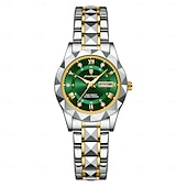 levne Quartz hodinky-Dámské Křemenný Náramkové hodinky Retro ročník Wristwatch LCD VODĚODOLNÝ Pásek z nerezové oceli Hodinky