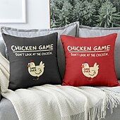 billige Putetrekk-Morsomme dekorative kasteputer trekk 1PC mykt firkantet couch putevinkel putevar soverom stue sofa stol