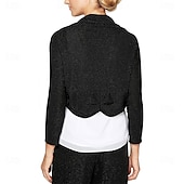 economico impacchi per gli invitati al matrimonio-Sciarpa Leggera in Chiffon Estiva Per Donne Matrimonio Gilet Per Signore Protezione Solare Blusa Con Collo Flash Maniche Di Lunghezza Media