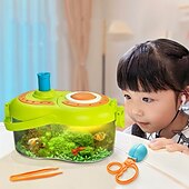 Недорогие Игрушки для исследования природы-ящик для наблюдения за насекомыми многофункциональная кабина для разведения устройство для наблюдения ловля насекомых увеличительное стекло научный эксперимент детская игрушка