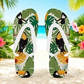 お買い得  グラフィックプリントシューズ-グースデザインとロープ柄のメンズビーチサンダル - ビーチや夏のアクティビティにリラックスしたビーチスタイルを演出します。