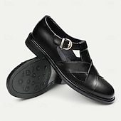 cheap Premium Leather Sandals-Men&#039;s Leather Sandals with Closed Toe – Breathable Non-Slip Summer Shoes for Formal Gatherings, Church  and Outdoor Wear
