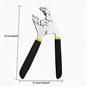 abordables Clés et ensembles-Clé universelle 8&quot;, clé plate, clé magique, compatible avec les écrous inférieurs à 3/4&quot;
