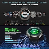 economico Smartwatch-696 DM58 Smart Watch Fitness Tracker Monitor del Sonno Promemoria Chiamata Bluetooth Android iOS Faccia Personalizzata 1,43