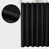cheap Shower Curtains-Luxury Waffle Weave Shower Curtain 180cm*180cm(70&quot;*70&quot;) Water Repellent Bathroom Bathtub Cloth Fabric Shower Curtain Set, Hole-Free Toilet Partition Curtain for Separating Dry Wet Area