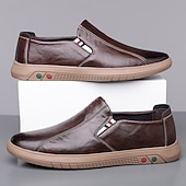 preiswerte Slipper Schuhe-Herren Slipper aus Kunstleder – stylische Freizeitschuhe für Business, Büro und Alltag