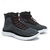 Χαμηλού Κόστους Ανδρικά Sneakers-ανδρικά κόκκινα και λευκά ψηλά αθλητικά παπούτσια μπάσκετ με απορρόφηση κραδασμών – κορυφαία άνεση και ανθεκτικότητα για αθλητικές επιδόσεις