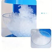 お買い得  キッチン家電-手回し製氷機 手動フルーツスムージーマシン ミニ家庭用小型製氷機