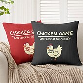 billige Putetrekk-Morsomme dekorative kasteputer trekk 1PC mykt firkantet couch putevinkel putevar soverom stue sofa stol