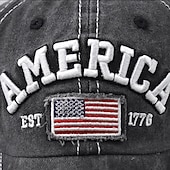 Χαμηλού Κόστους αξεσουάρ-250ή Επέτειος ΗΠΑ Καπέλα Σημαία ΗΠΑ Καθημερινό Ενηλίκων Ανδρικά Γυναικεία ημιπεντηκονταετής Μασκάρεμα Ημέρα ανεξαρτησίας Causal Φεστιβάλ Ντύνομαι