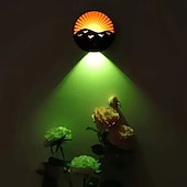 baratos Luzes decorativas-Luz de parede com sensor de movimento LED, luz noturna recarregável para quarto, corredor, escada, armário, decoração, presente de Natal