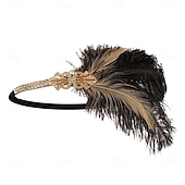 olcso Kiegészítők és még sok más-1920-as évek A nagy Gatsby Flapper fejpánt A nagy Gatsby Toll Retro Csillogó glitter Jelmez Női Farsang Valentin nap Álarcos mulatság Party estélyi viselet Álarcos mulatság Fesztivál Felnőttek