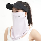 preiswerte Freizeitkleidung-Sonnenschutzschleier Damen Sommer atmungsaktive Ice Silk Gesichtsabdeckung Radfahren Sonnenschutz Anti-UV Ohrhängende Gesichts-Handtuch