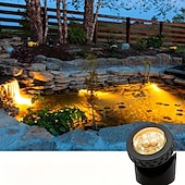 ieftine Spoturi exterioare-reflector solar cu LED IP65 proof 1/2/3 capete proiector subacvatic pentru piscină grădină gazon pădure iaz calea decor peisaj