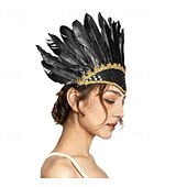 billiga Tillbehör-Drag queen Regnbåge Stolthet Regnbåge Krona Fjäder huvudbonad Unisex Vuxna Prideparad Pride månad Halloween Karnival Lätt karnevalsdräkt