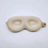 Недорогие Домашняя одежда-Шелковая 3D маска для глаз мягкая и комфортная легкая защита глаз шелковая маска из мулине затемняющая для сна