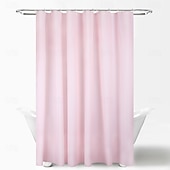 cheap Shower Curtains-Shower Curtain PEVA Waterproof Mildew Resistant Bathroom Curtains with Hooks Easy Installation Quick-Drying 180cm*180cm(70&quot;*70&quot;) White Blue