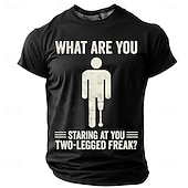 preiswerte Lustige T-Shirts für Männer-Herren Lustiger Slang Sarkasmus T Shirt Kurzarm T-Shirt 3D-Druck Rundhalsausschnitt Hemd Mode Täglich Lässig Straße Lässig Täglich Schwarz Blau Grün Sommer Frühling Ganzjahres Bekleidung S M L XL XXL