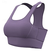 cheap Sports Bras &amp; Vests-Sports Bra Hollow Mesh Back Sports Bra Fitness Yoga Vest Shockproof Yoga Bra Without Steel Ring