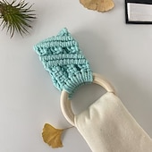 economico Tende macrame e stringa-Anello per asciugamano in crochet boho regalo per la festa della mamma supporto per asciugamano in macramè da cucina anello porta asciugamani in macramè anello per asciugamani da appendere in crochet