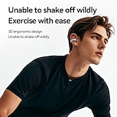 levne Telefonní a obchodní headsety-klip na ucho s pouzdrem pro bezdrátové nabíjení handsfree telefonování bluetooth 5.3 sportovní ergonomický design stereo pro cvičení