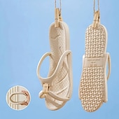 abordables Zapatillas de estar por casa-Zapatillas de Baño Portátiles para Parejas Ligeras EVA Antideslizantes Suaves y Cómodas Suela Plegables Zapatillas para Hombres y Mujeres con Pies Planos